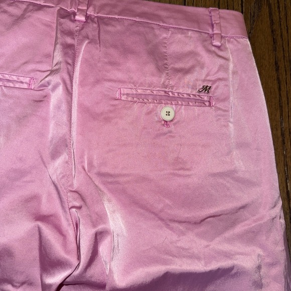 Mason's Forte Dei Marmi Women's Pink Casual Cropped Pants 40 Italian Studded - Picture 6 of 11